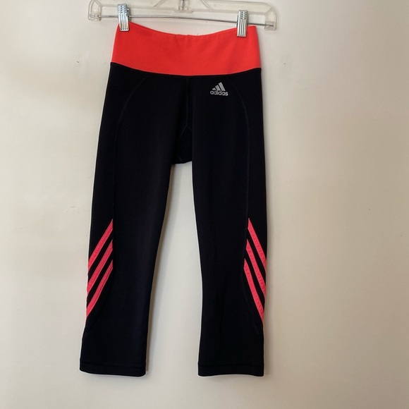 Adidas black and pink sport legging - Picture 1 of 5